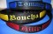 1.5" Flat Collar, Stripe & Embroidery (Break-in-Stripe)