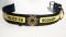 2" K9 Collar, Stripe & Embroidery on Stripe, & Badge