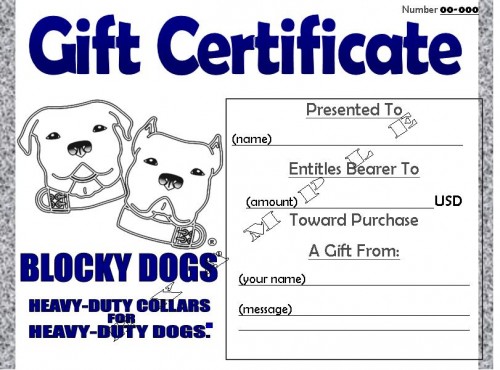 Gift Certificate Gift Certificate
