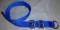 1.5" K9 Collar, Stripe & Embroidery on Stripe, & Badge