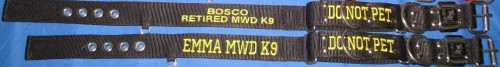 1.5" K9 DualGrip Collar: Embroidery