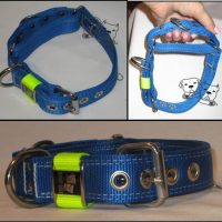 Dual Grip 1.5 inch collar with two colors: collar and keeper